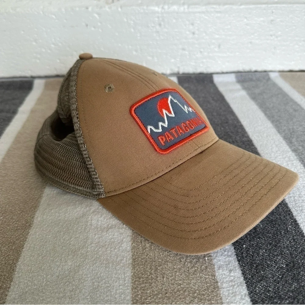 Patagonia Firstlighters Badge Lopro Trucker Hat Olive